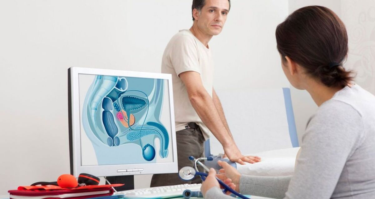 consultație cu un medic pentru prostatită